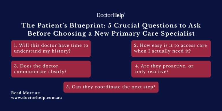 The Patient’s Blueprint 5 Crucial Questions to Ask Before Choosing a New Primary Care Specialist